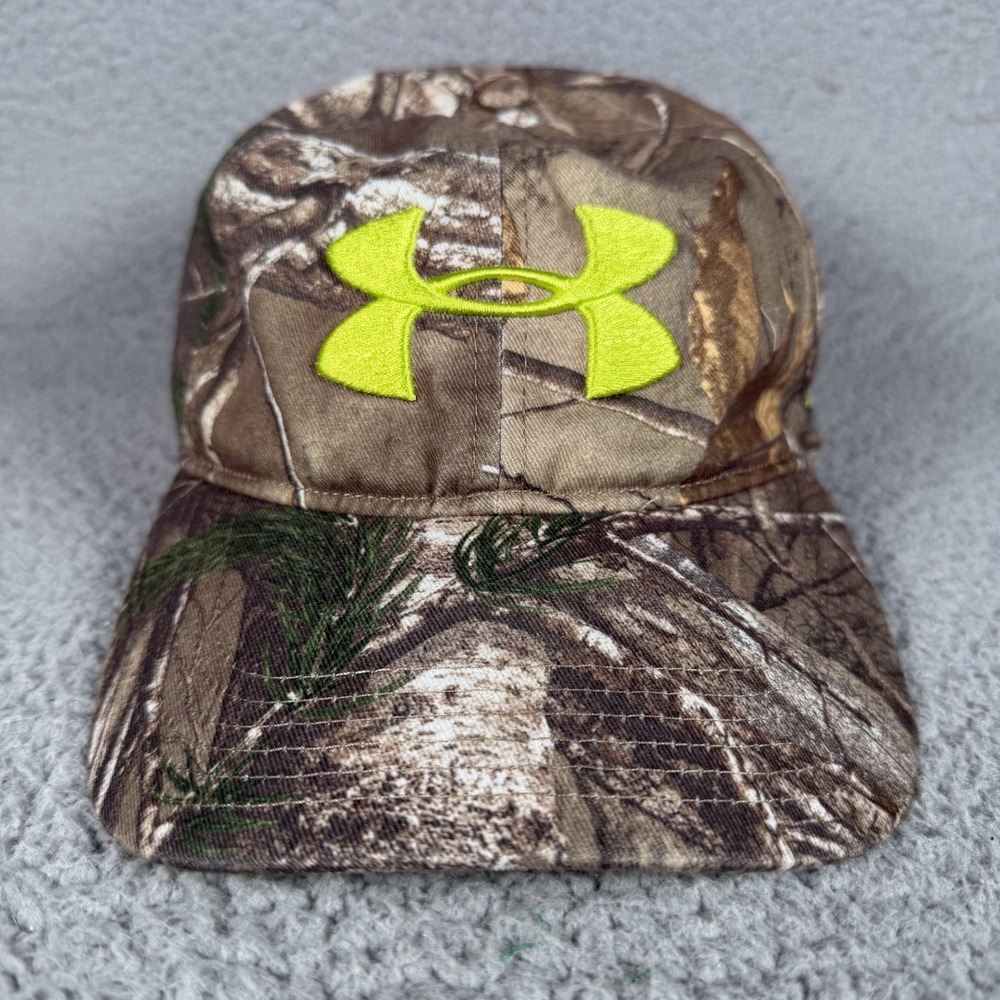 Under Armour Hunting Cap Unisex One Size Camo Snapback Scent Control Outdoor Hat